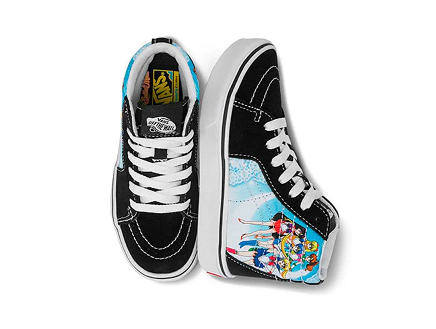 Zapatilla Vans Sailor Moon Comfycush Sk8-Hi Junior Negro
