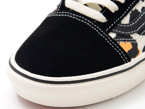 Zapatilla Vans Comfycush Old Skool Mini Leopard Mujer Negro