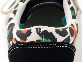 Zapatilla Vans Comfycush Old Skool Mini Leopard Mujer Negro