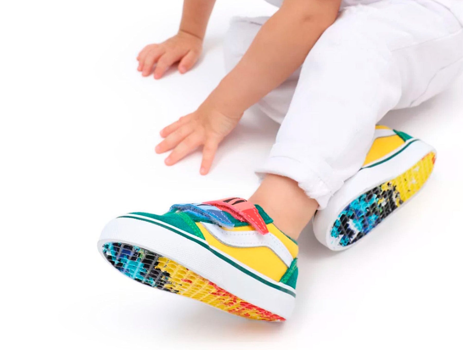 Zapatilla Vans Crayola Old Skool V Infantil Multicolor