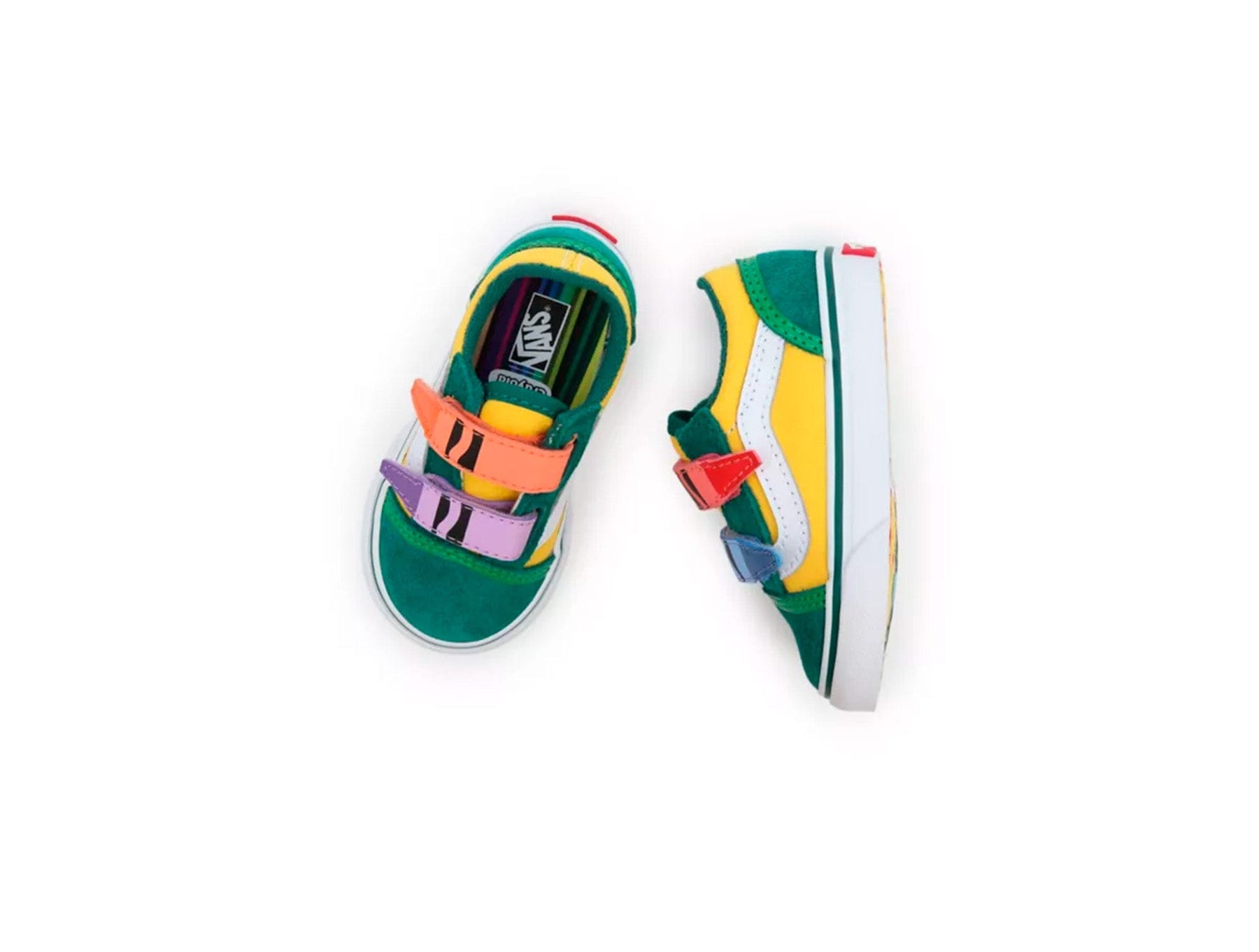 Zapatilla Vans Crayola Old Skool V Infantil Multicolor