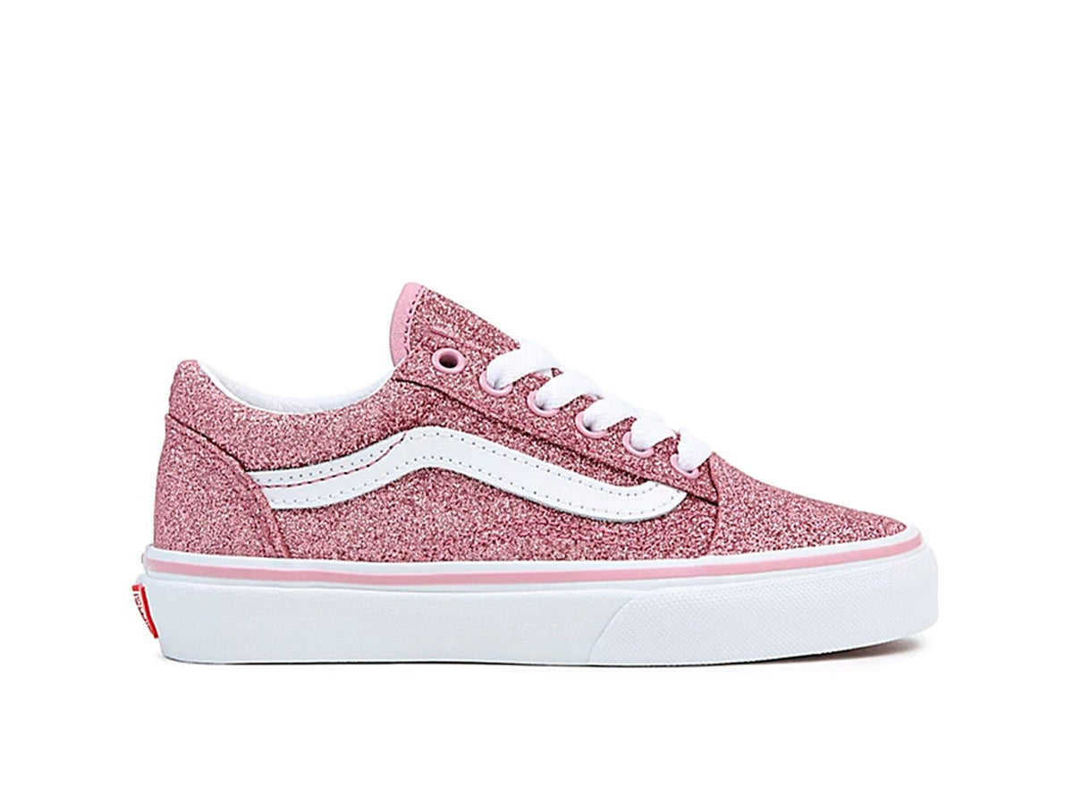 Zapatilla Vans Old Skool Glitter Junior Rosado