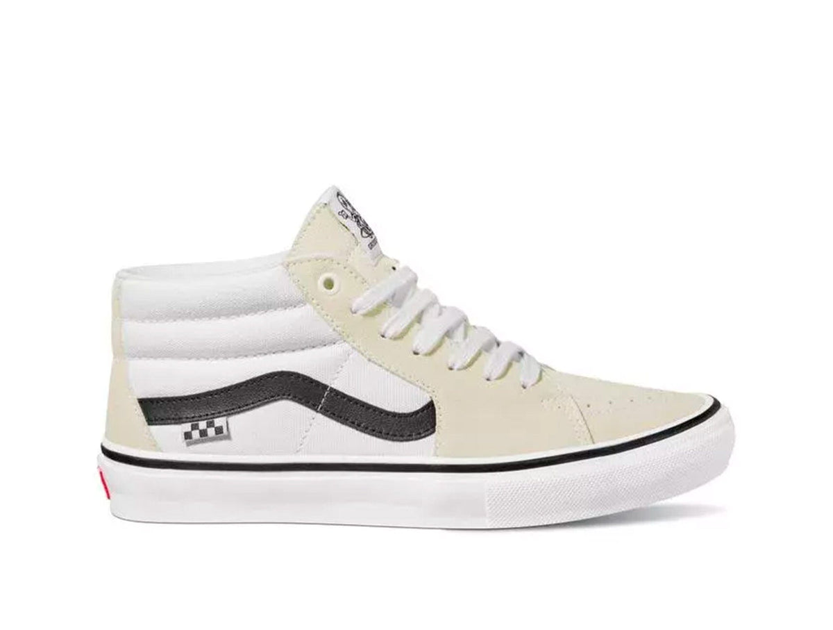 Zapatilla Vans Skate Grosso Mid Hombre Blanco