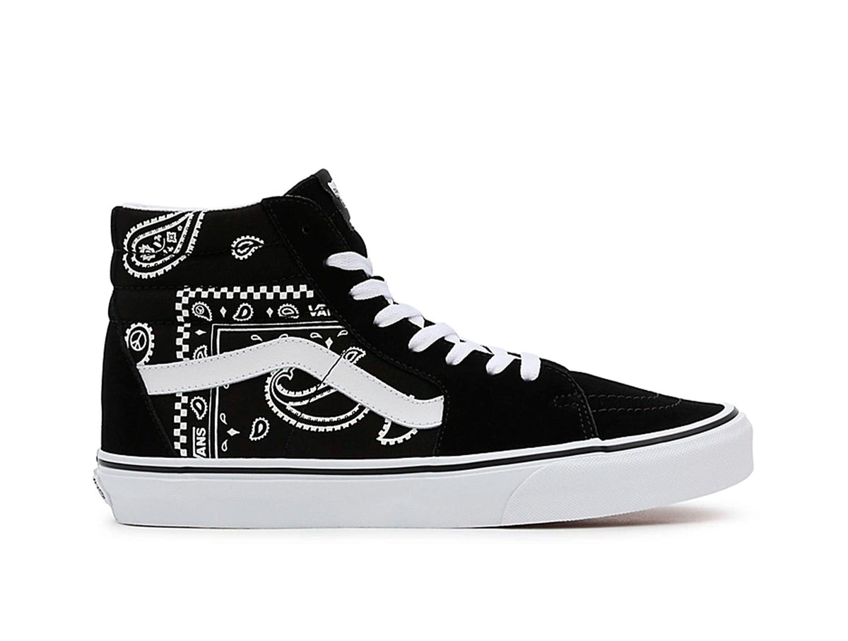 Zapatilla Vans Sk8-Hi Peace Paisley Unisex Negro