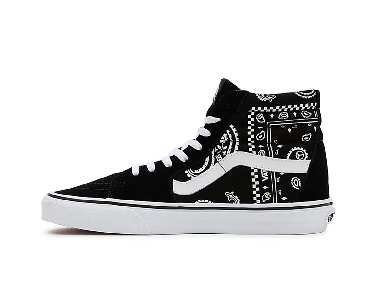 Zapatilla Vans Sk8-Hi Peace Paisley Unisex Negro