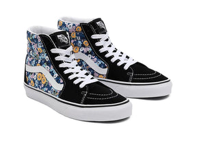 Zapatilla Vans Sk8-Hi Floral Mujer Negro