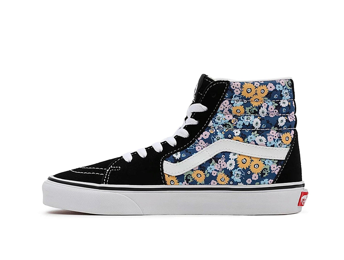 Zapatilla Vans Sk8-Hi Floral Mujer Negro