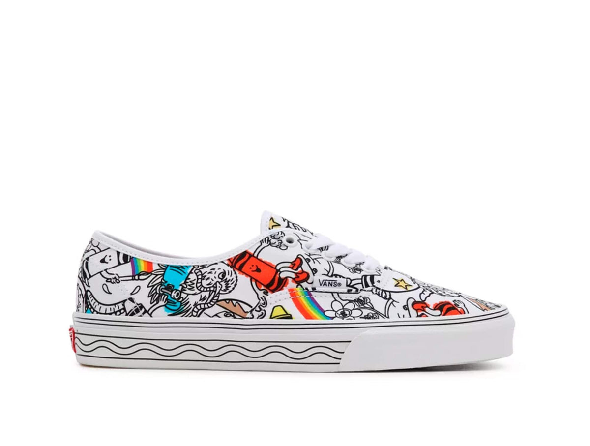 Zapatilla Vans Crayola Authentic Unisex Blanco