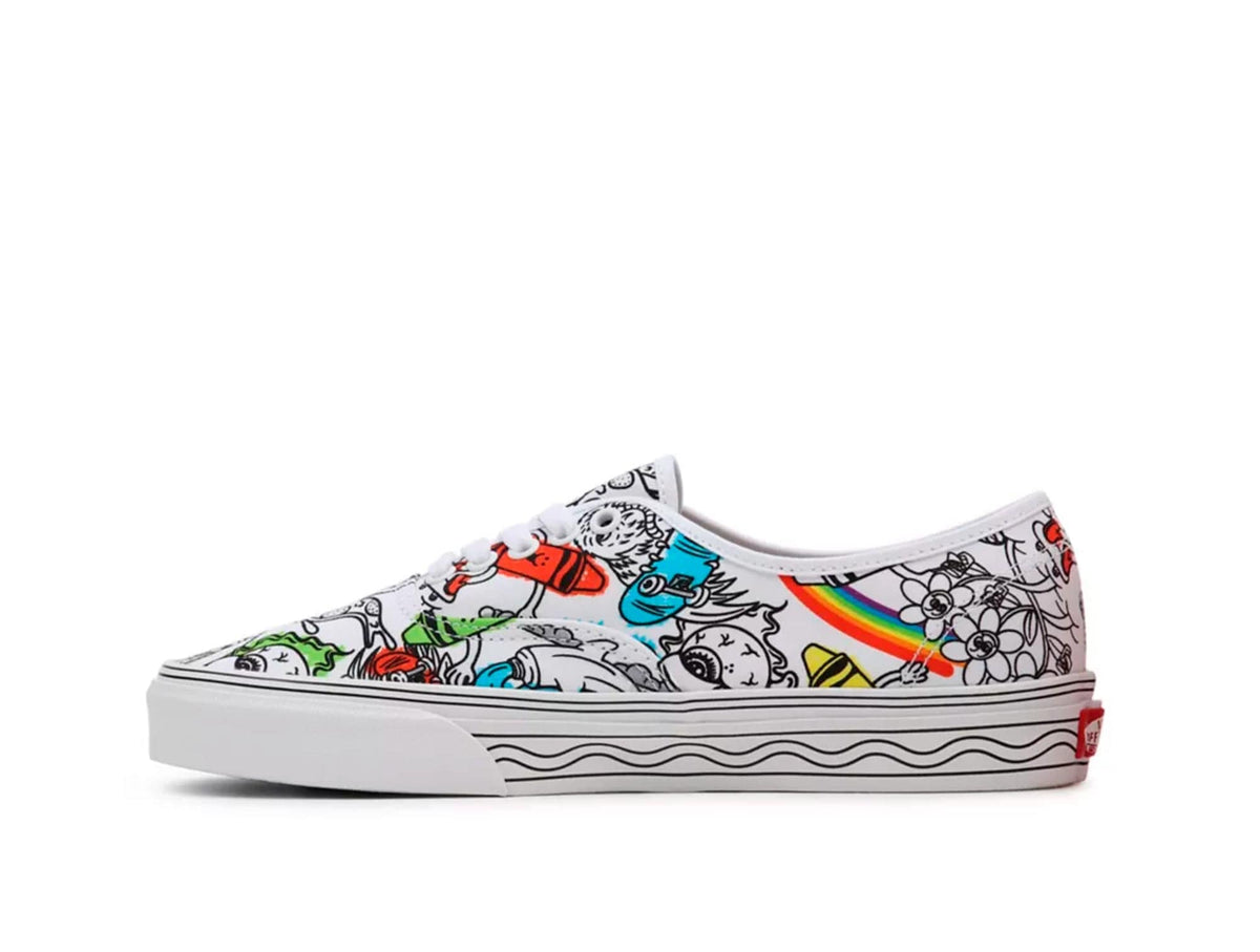 Zapatilla Vans Crayola Authentic Unisex Blanco