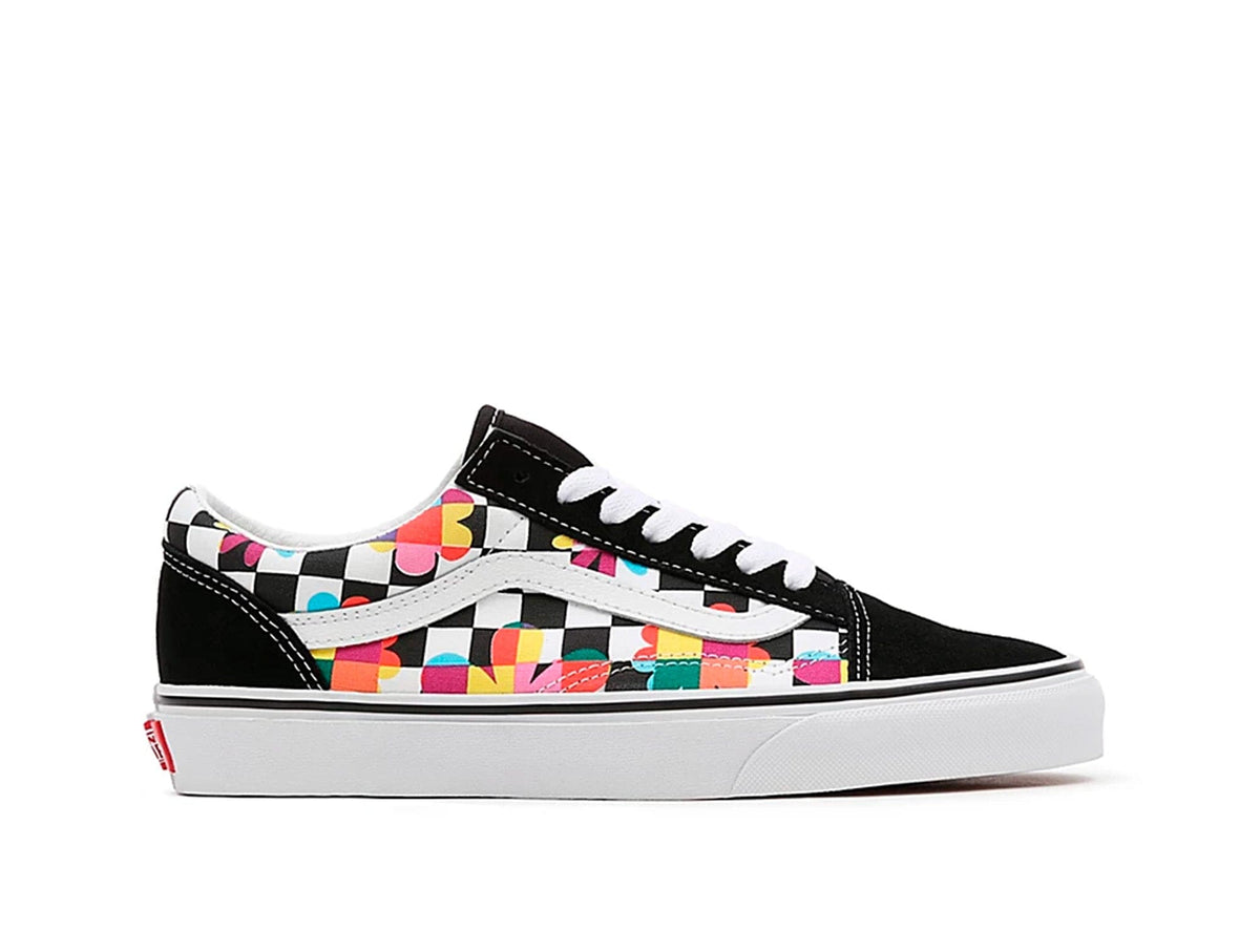 Zapatilla Vans Old Skool (Disney) Multi Check Mujer Negro