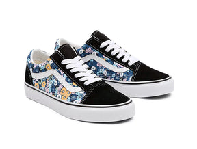 Zapatilla Vans Old Skool Floral Mujer Negro