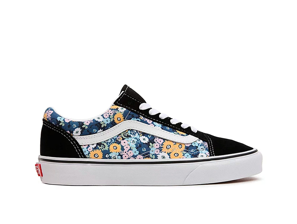 Zapatilla Vans Old Skool Floral Mujer Negro
