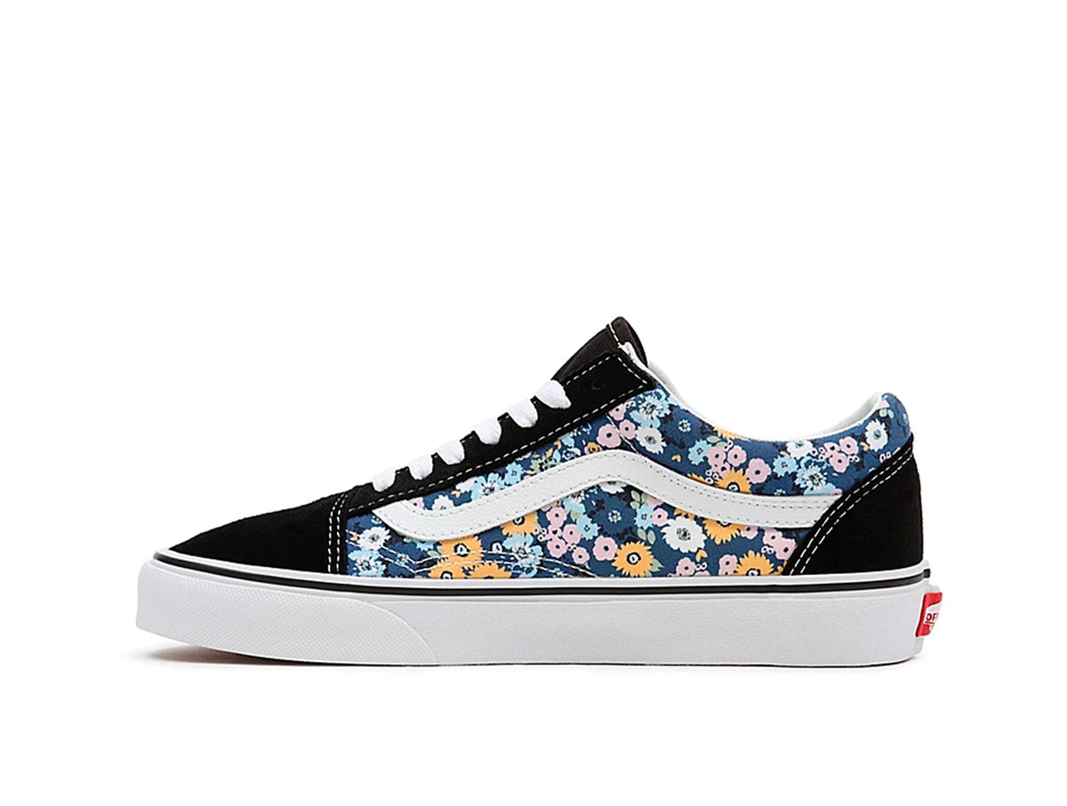 Zapatilla Vans Old Skool Floral Mujer Negro