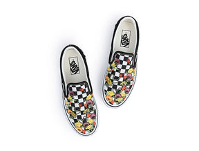 Zapatilla Vans Slip-On Plataforma Poppy Checkerboard Mujer Negro