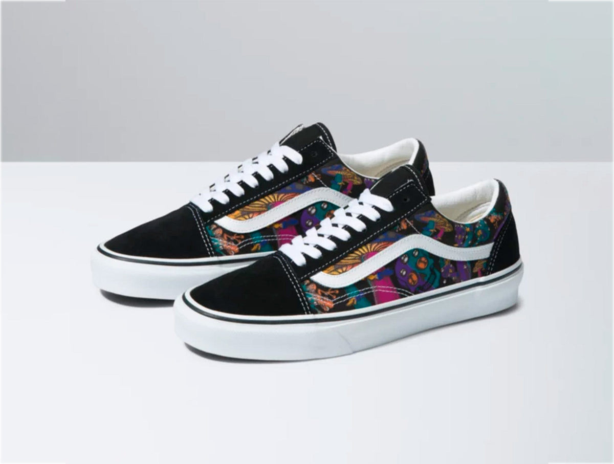 Zapatilla Vans Old Skool Trippy Drip Mujer Negro