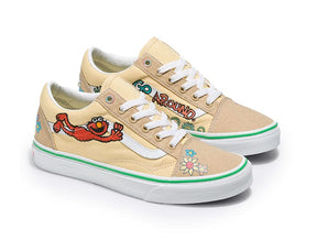 Zapatilla Vans Old Skool Sesamo Junior Amarillo