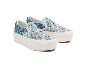 Zapatilla Vans Slip-On Stackform (Woven) Mujer Celeste