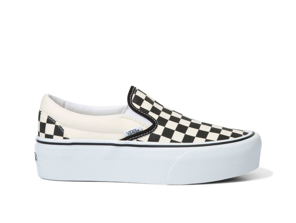 Zapatilla Vans Slip-On (Checkerboard) Mujer Negro