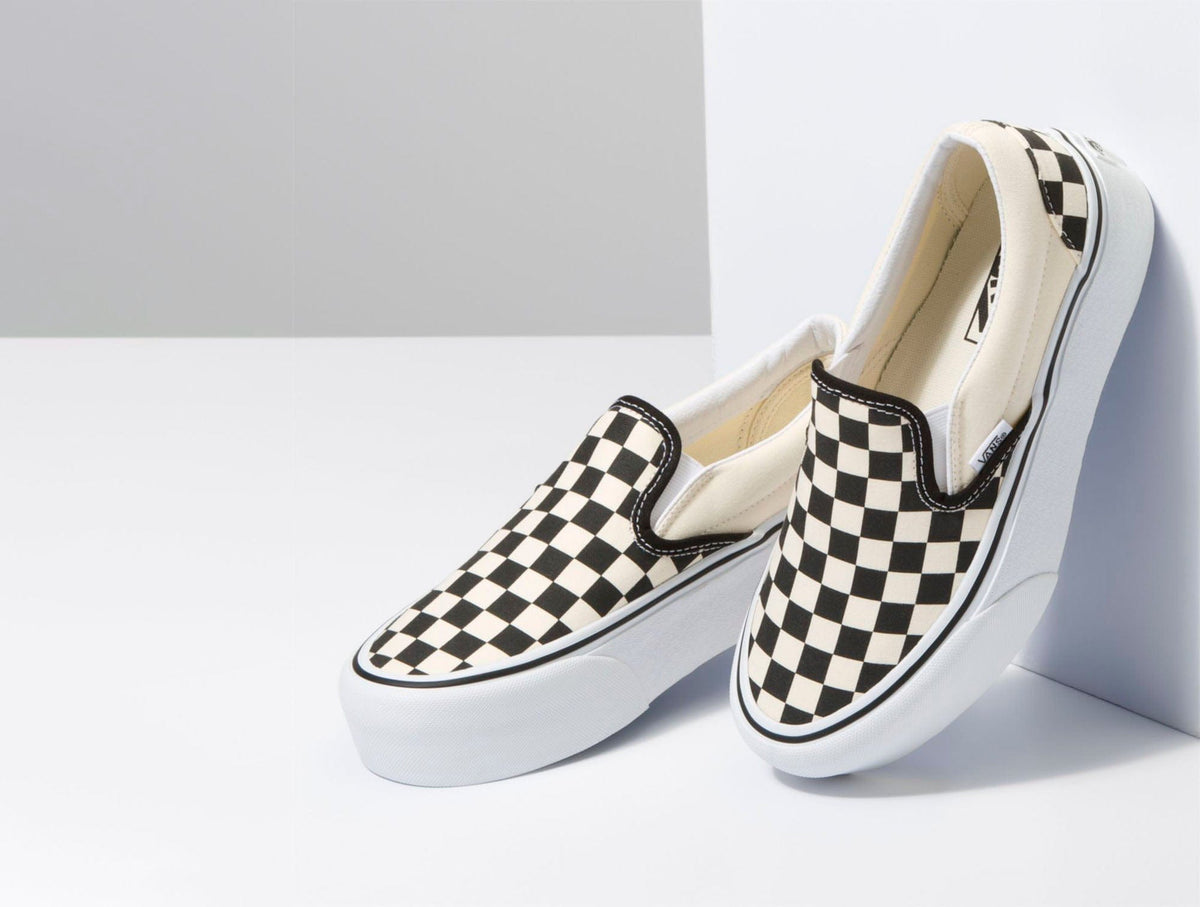 Zapatilla Vans Slip-On (Checkerboard) Mujer Negro