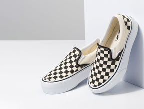 Zapatilla Vans Slip-On (Checkerboard) Mujer Negro