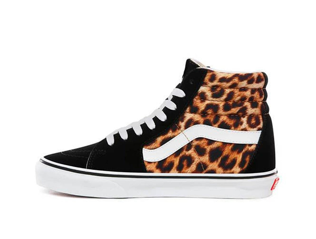 Zapatilla Vans Sk8-Hi (Leopard) Mujer Negro